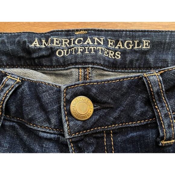 AMERICAN EAGLE OUTFITTERS ‘Jegging Super Stretch’ Low-Rise Jeans sz 2 Short - Picture 4 of 10